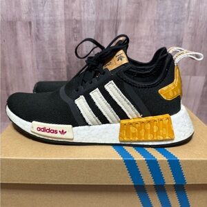 Adidas Black and Gold NMD Sneakers